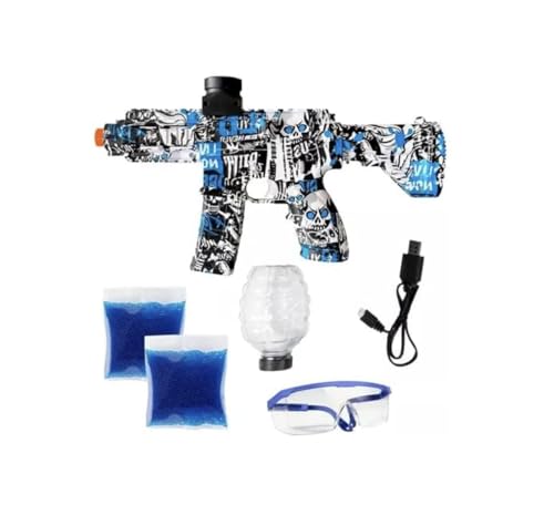 Metralhadora Automática Bolinha Gel Arma Elétrica Mp5