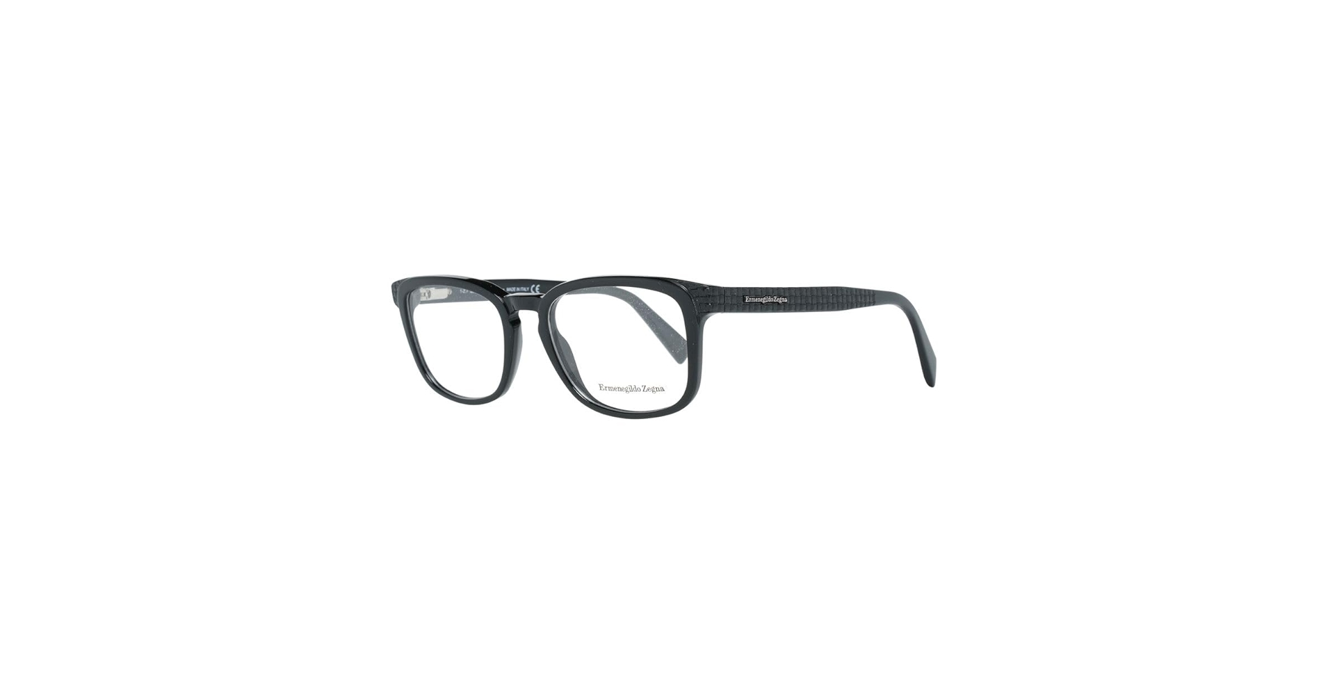 Ermenegildo Zegna Rectangular Eyeglasses EZ5109 001 Black