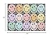 Flagship Carpets Pastel Rainbow Smileys on Notebook Educational Area Rug for Kids Room Seating Décor, Children's Classroom, Play Carpet for Teaching and Playroom, 5' x 7'6
