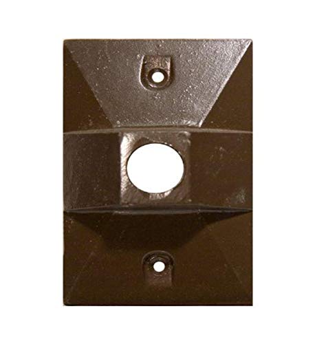 Hot Deals Morris 37314 Rectangular Lamp Holder 1-Gang 1-Hole Weatherproof Cover