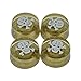 Dopro 4pcs Gold with white Number Skull Guitar Speed Dial Knobs Control Knob fits LP Guitar