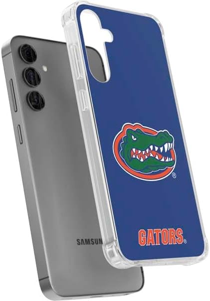 Skinit Clear Phone Case Compatible with Galaxy S24 Plus - Officially Licensed University of Florida Gators Mascot Blue Design