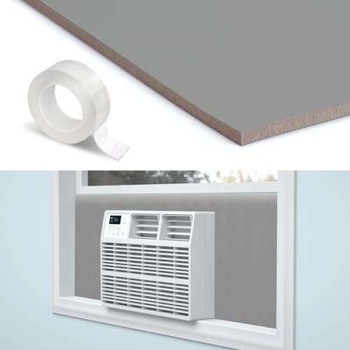 Air Jade Window AC Side Panels Foam Seal Kit Gray
