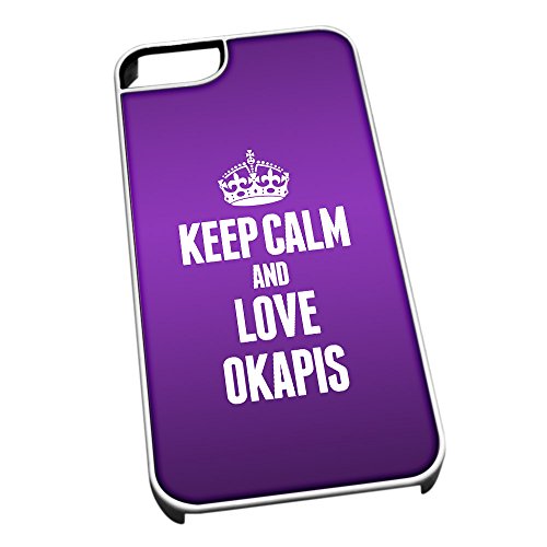 Bianco Custodia protettiva per iPhone 5/5S 2462
