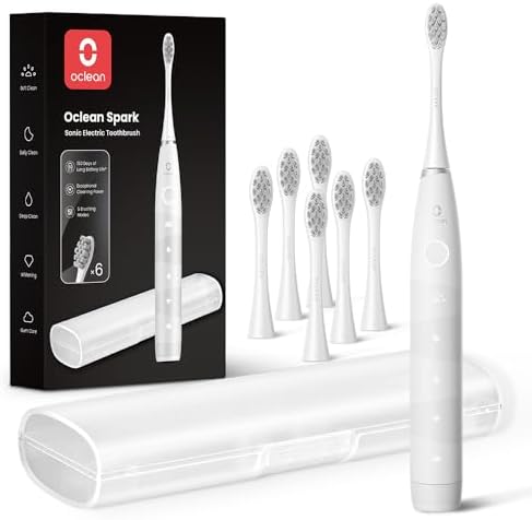 Professional Sonic Electric Toothbrush - 5 Modes, 40000 VPM, 180-Day Battery, IPX7 Waterproof with 4 Brush Heads(pink) main image 0