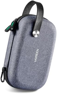 UGREEN Electronics Bag, Tech Accessories Case, Organizer Case for Travel Electronics, Water-Resistant Shockproof Organizer Pouch Compatible with Charger,Charging Cables,Flash Drive,Headphones