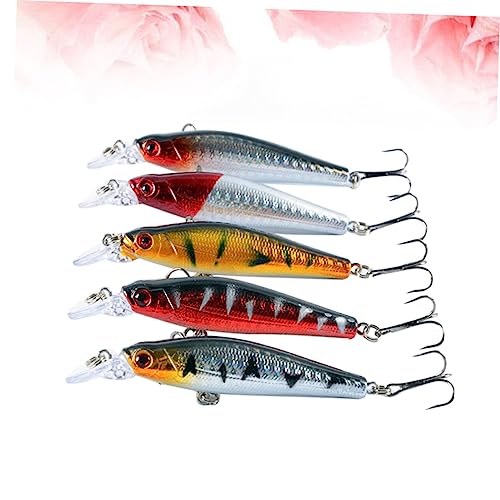 15 Peças Iscas De Pesca Isca De Pesca Iscas De Mar Profundo Isca Falsa Baixo Listrado