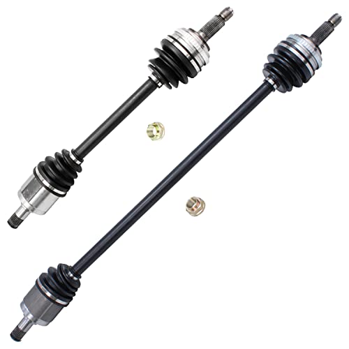 Image of Detroit Axle - 2.3L Pair Front CV Drive Axles for 1998-2002 Honda Accord [4-Wheel ABS Automatic Transmission] 2 CV Axle Drive Shafts 1999 2000 2001 Replacement