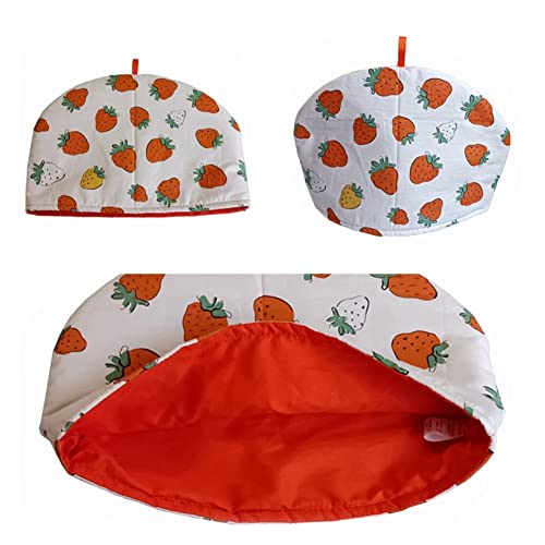 Image of Vintage Tea Cozies, Nature Cotton Tea Pot Warmer, Teapot Dust Proof Insulated Covers Tea Kettle Quilt for Kitchen Home Table Hotel Tea Party Restaurant
