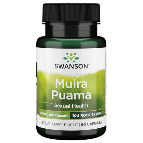 Swanson Muira Puama (10:1) 250 Milligrams 60 Capsules