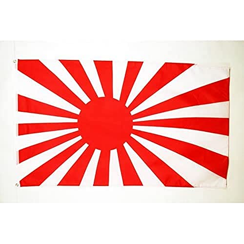 Image of AZ FLAG - Japan Wwi Flag - 2x3 Ft - 100D Polyester Imperial Japanese Banner with Two Metal Grommets - Fade Resistant - Vivid Colors - 2' x 3' Feet - 90x60 Cm
