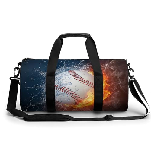 Sac de voyage baseball eau feu pour camping et randonnée active