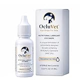 OcluVet Eye Drops for Pets | Clinically Studied Antioxidants for Pets with Cataracts | Made in the USA | Includes 2% N-Acetyl-L-Carnosine (NAC) | 16mL