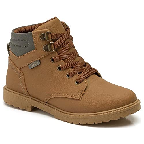 Bota Infantil Klin Rock 154 Camel/grafite