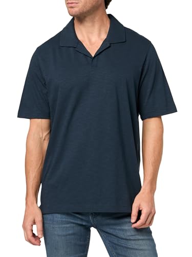 Polo Ted Baker homme en coton et lin, l'élégance d'un col ouvert chic