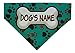 Custom Dog Gift Any Name Personalized Dog Collar Scarf Custom Pet Collar Scarf Bib for Medium to Larger Dogs Bib Teal