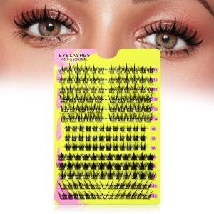 MAYCREATE® Fairy Lash Cluster Natural Eyelash Clusters C Curl Wispy Lash Extensions with Spikes DIY Manga Looks for Daily Wear and Special Occasions-picture-52
