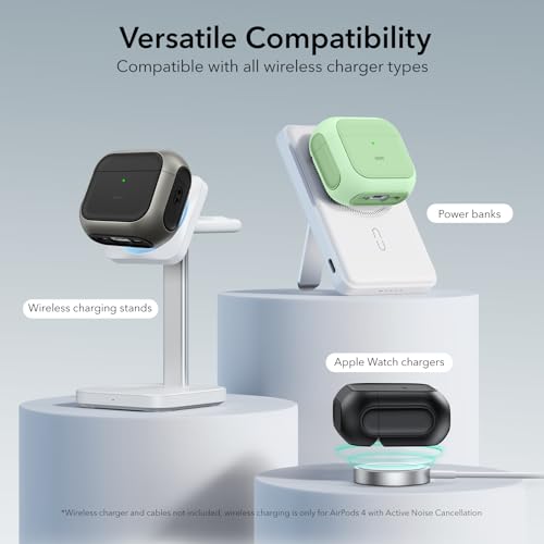 Image of ESR for AirPods 4 Case, Compatible with MagSafe, Light Green