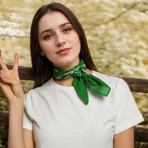 image for combocube 12 Pack(one Dozen) Multi-Purpose Cotton Paisley Cowboy Banda