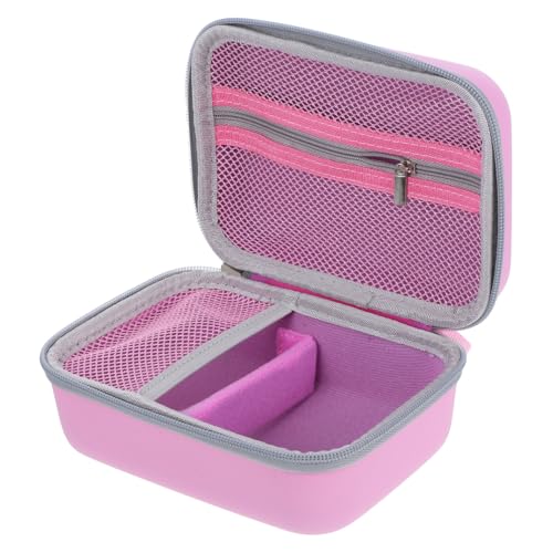 Bolsa protectora EVA para cámara infantil y miniimpresora rosa Lurrose