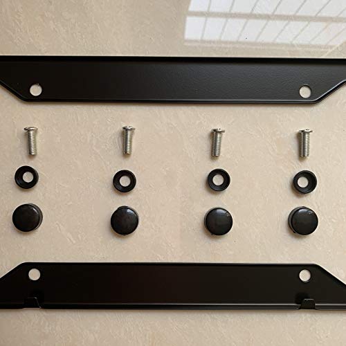 Urcustompro Vietnam Veteran Black Military License Plate Frame, Stainless Steel Car License Tag Holder, Novelty Auto Car Tag Frame For Us Vehicles #TOP2