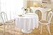 Craft And Party Round Tablecloth, 108 Inch White Tablecloth, Polyester Fabric Washable Table Cloth for Home, Party, Wedding or Restaurant Use.