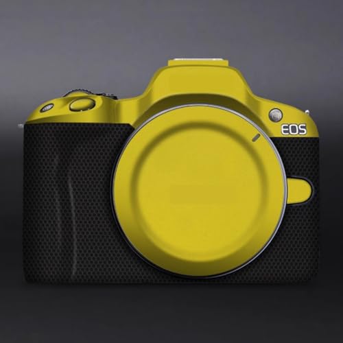 Film vinyle Canon R50 protection pour vlog et photo de voyage or