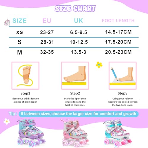 Variante de OLYSPM patines 4 ruedas Morado M