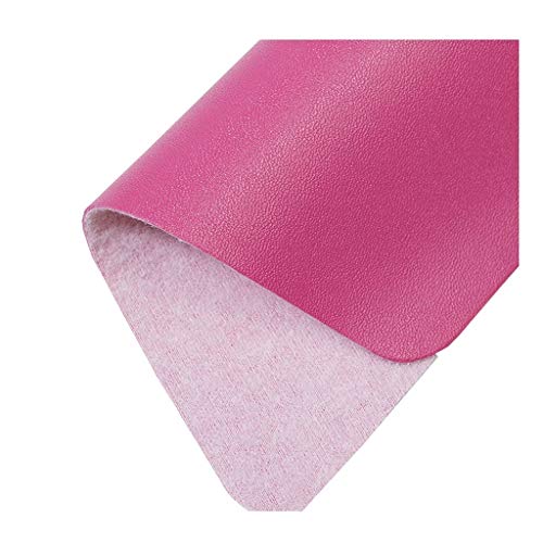 Tissu simili cuir texturi magenta haut de gamme epaisseur 1.1 mm