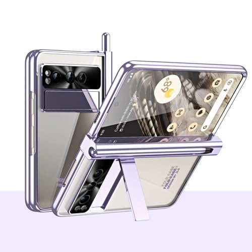 For Google Pixel Fold �p �P�[�X �����K���X�t�B����+���b�L�t���[��+�y���X���b�g+�����@�b�� �ϏՌ� �O�[�O���s�N�Z�� Fold �J�o�[ �q���W�ی� ���C�����X�[�d�Ή� ���΂ݖh�~ �w��h�~ ������� �}�O�Z�[�t�Ή� �X�}�z�P�[�X 