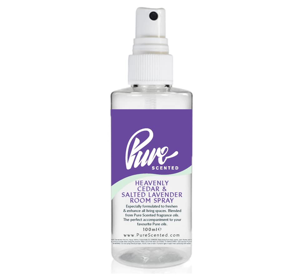 Heavenly Cedar & Salted Lavender Room & Fabric Spray Pure Scented