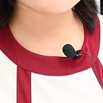 New Mini Portable 3.5mm Mini Studio Speech Mic Microphone w/Clip for PC Desktop Notebook Lectures Teaching Mic Black - Black Clever Design