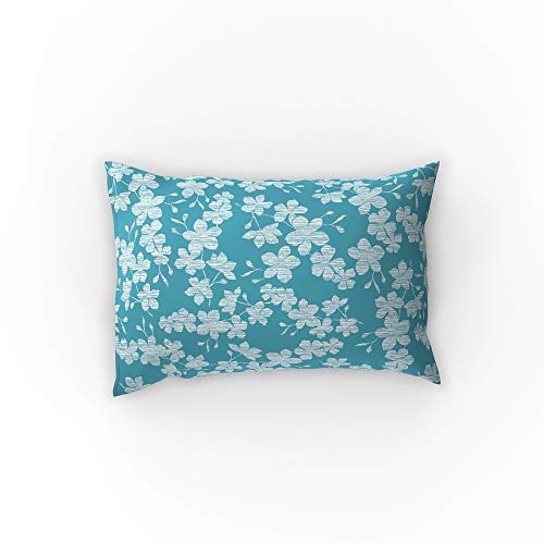 Image of Home Ecstasy Cotton 140tc Pillow Covers, 18 X 27 Inches, Blue, Set of 2