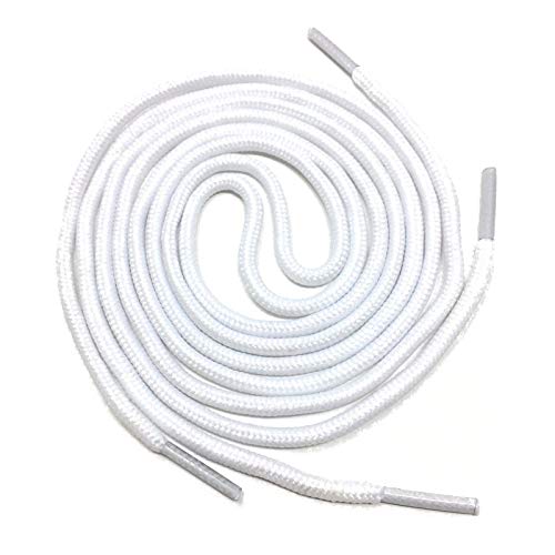 Image of WS UK Round Boot Laces/Shoelaces [100cm, White]