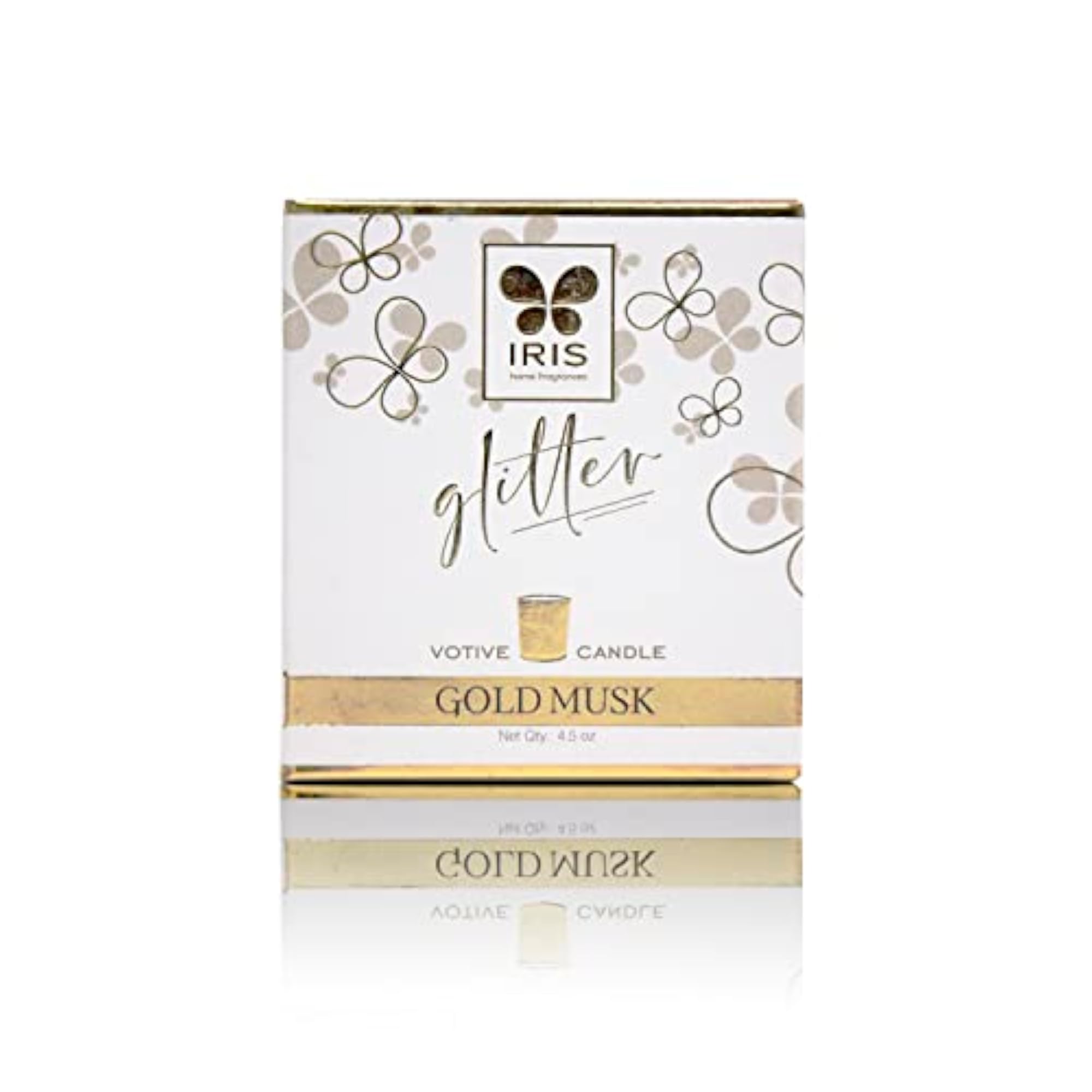 Gold Glass Votive Single Pack, Elegant Decor