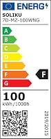 SOLIKU 100W LED Reflektor 8000 Lumen IP65 Vízálló Meleg Fehér Kültéri Munkalámpa 9