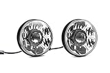 KC HiLiTES 42341 Gravity LED Pro 7' DOT Headlight, Jeep JK 07-18 - Pair Pack System