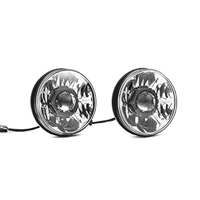 KC HiLiTES 42341 Gravity LED Pro 7 DOT Headlight, Jeep JK 07-18 - Pair Pack System