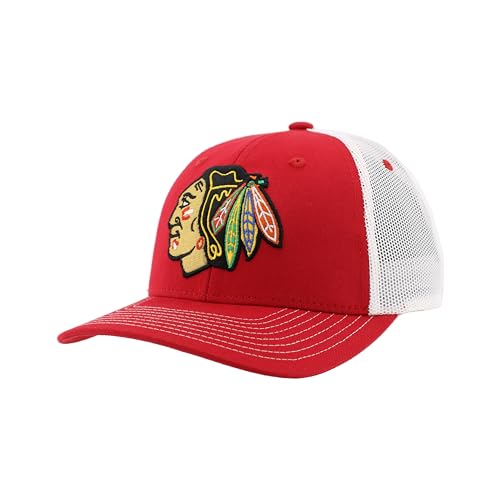 Image of ZHATS NHL Unisex-Adult NHL Officially Licensed Adjustable Snapback Hat Dakota Icon Team Color
