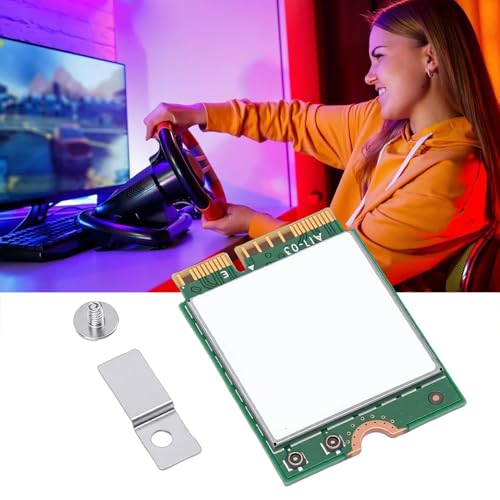 LICAEVEY WiFi 6E Laptop Module con Bluetooth 5.3, Banda Triple 2.4G 5G 6G AX1675i WiFi 6E, Baja Latencia, para CPU 11a Gen CNVio2 M.2 160MHz miniatura 4