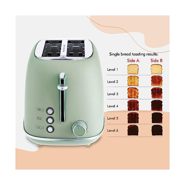   Rae-Dunn-Retro-Rounded-Bread-Toaster-2-Slice-Stainless-Steel-Toaster-with-Removable-Crumb-Tray-Wide-Slot-with-6-Browning-Levels-Bagel-Defrost-and-Cancel-Options-Sage