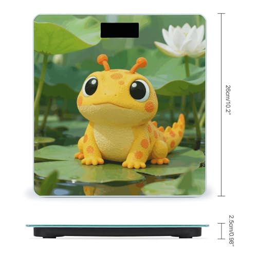 Báscula digital Cute Cartoon Salamander para cuerpo miniatura 2