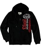 Ecko Unltd. Mens Vertical 1993 Hoodie Sweatshirt, Black, Small