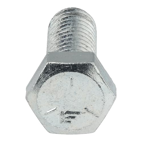Image of 3 /8-16 x 1-1 /4 inch (100 Pack) Grade 5 Coarse Hex Cap Screw, Coarse Thread, Zinc by Makers Bolt