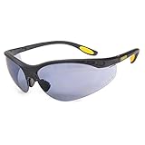 Dewalt DPG58-2C Reinforcer Smoke Lens High Performance Protective Safety Glasses with Rubber Temples