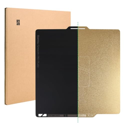Bamboo Original Dual-Sided Textured/Smooth PEI Build Plate for Bambu Lab X1C/X1/X1E/P1P/P1S/A1, 257x257mm