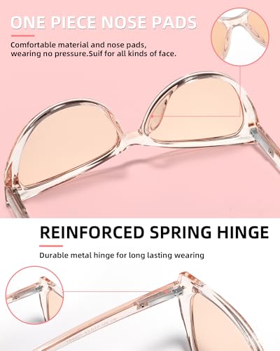 Cat Eye Sunglasses for Women Trendy TR90 Sun Shade Sunnies UV400 Protection4