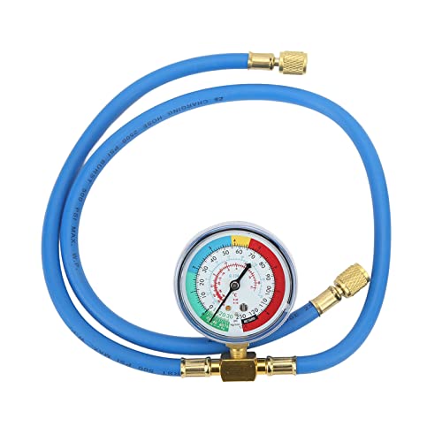 Kit de mangueras para carga de refrigerante 134A para aire acondicionado de automóvil, RV y exterior, con conector para refrigerante y abrelatas de botellas