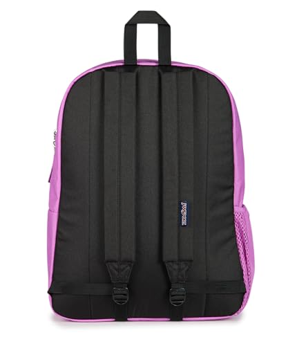 Image of JanSport Cross Town Backpack - Simple Bag for Everyone with 1 Main Compartment, Front Utility Pocket - Premium Class Accessories - Digital Fuchsia