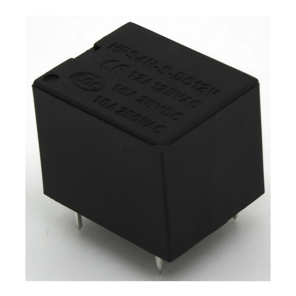 YLQUXEUV 10pcs / lot 5pin DC 12V HRS4H-S pcb relay T73 JQC-3F SPDT 12VDC electromagnetic relay